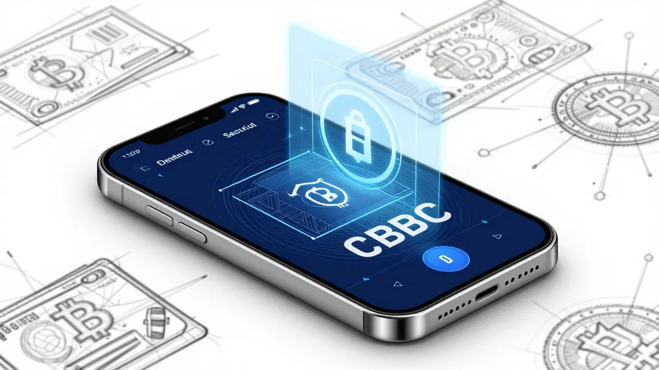 Concept sketch of Pakistan's CBDC mobile interface
