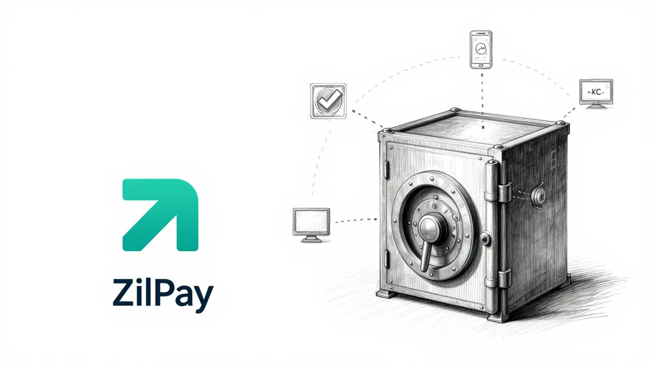 Illustration of secure wallet connection and audit checks