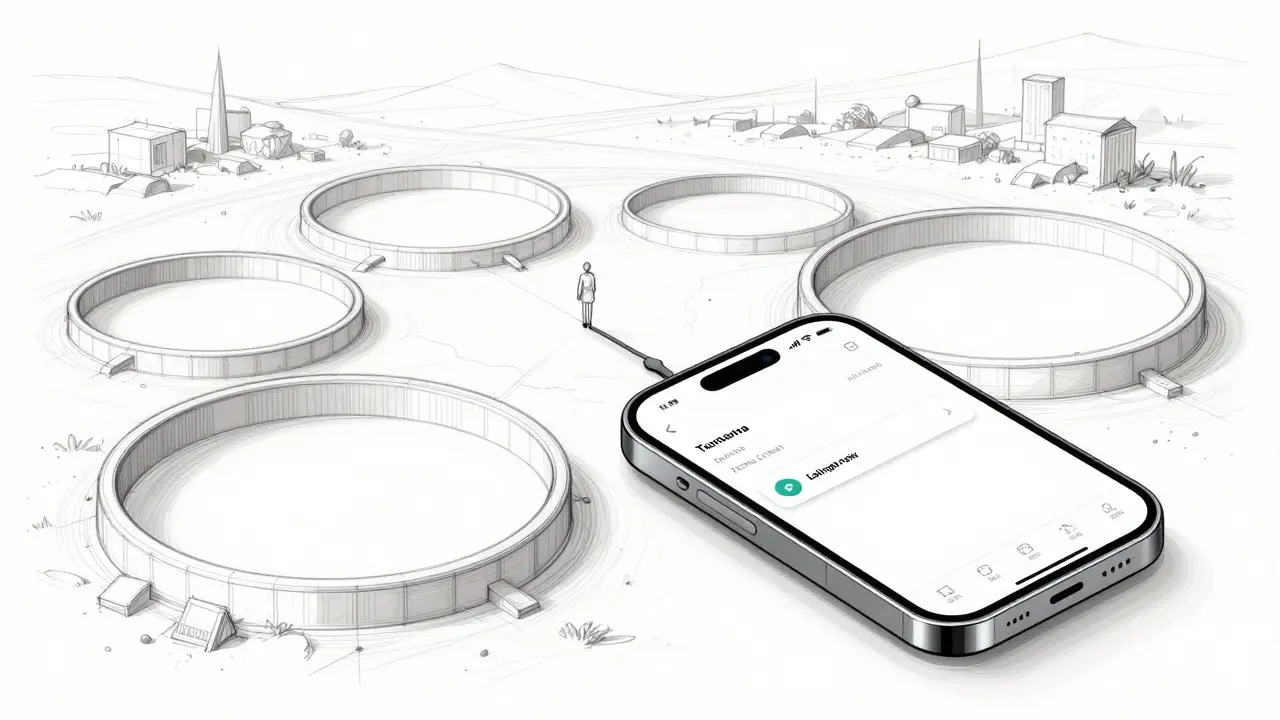 Wireframe sketch of an empty DEX interface with no users