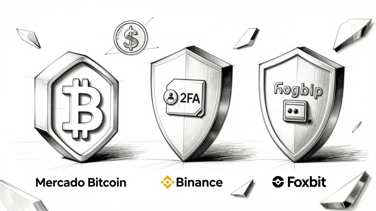 Comparison sketch of safe vs failed exchanges