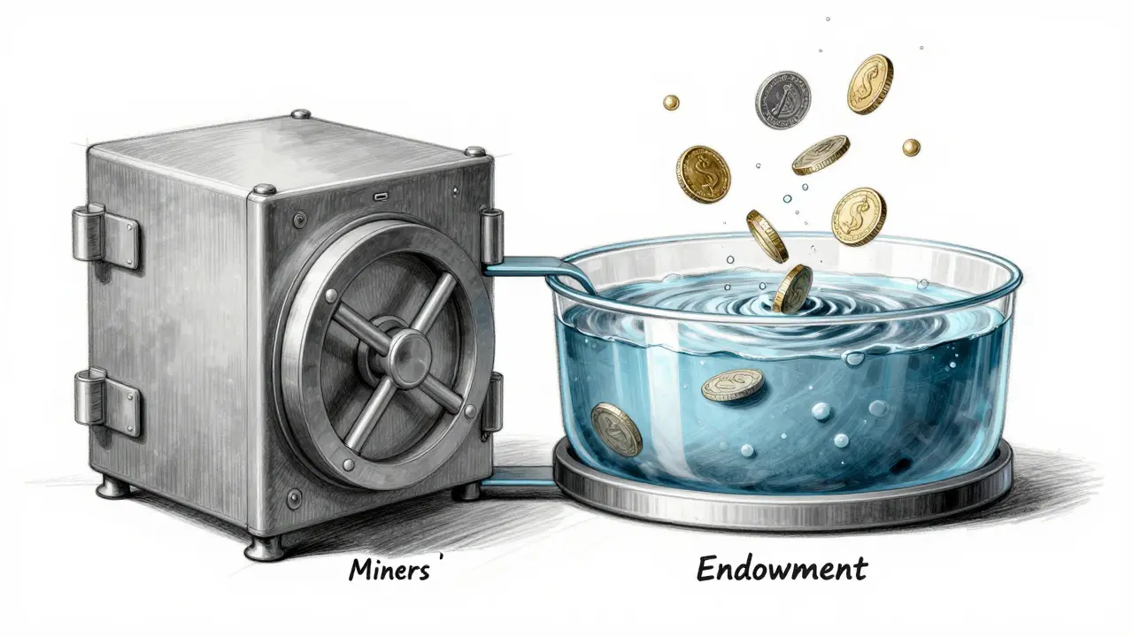 Design sketch of Arweave endowment economic model