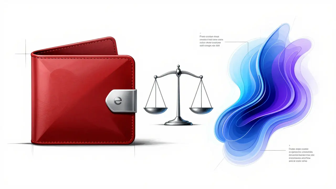 Split design sketch contrasting rigid geometric and fluid organic forms