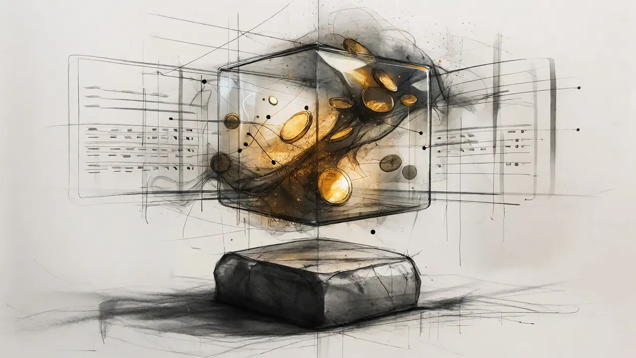 Conceptual sketch of unregulated crypto lending risks